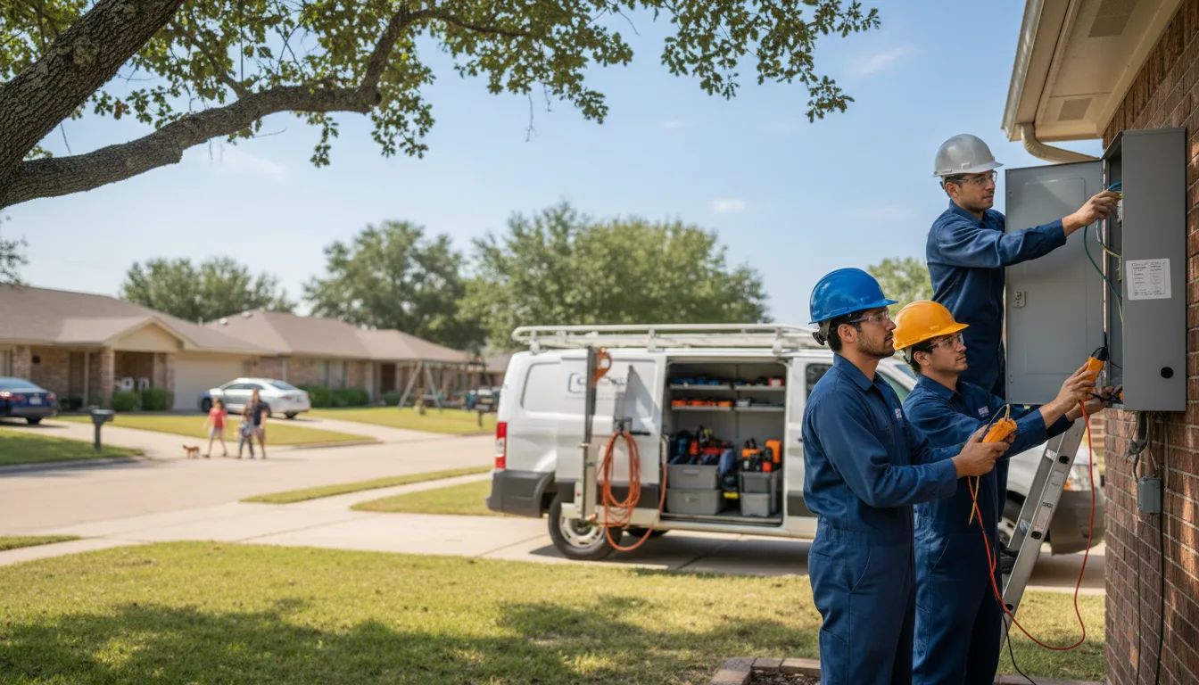 Certified electrician providing emergency electrical services in North Ridgeville, OH